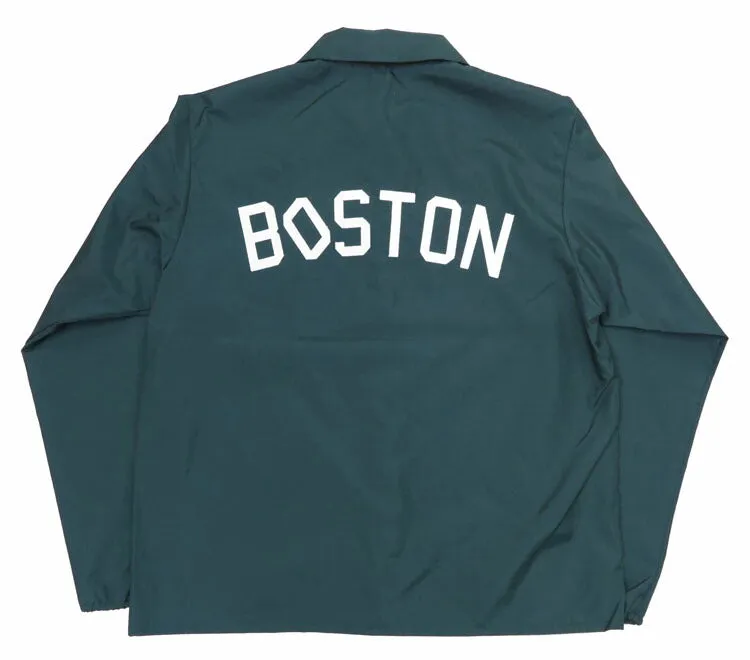 バーンズ BARNS 刺繍 ワッペン ナイロン コーチ ジャケット 60s Nylon Coach Jacket "BOSTON" BR-24333【2024-25年秋冬新作】