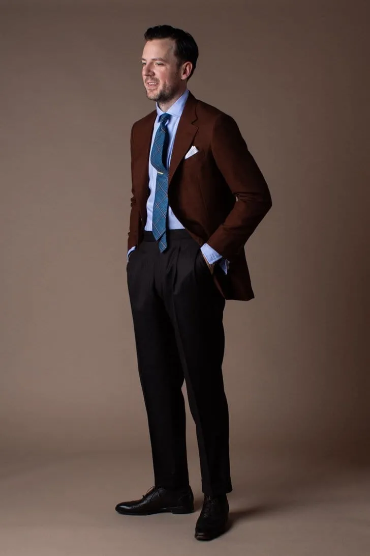 4-Season Herringbone Trouser