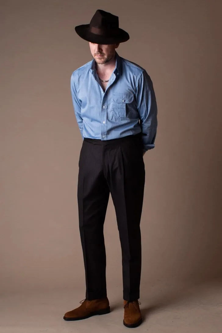 4-Season Herringbone Trouser