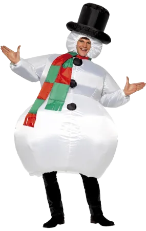 Adult Inflatable Snowman Costume