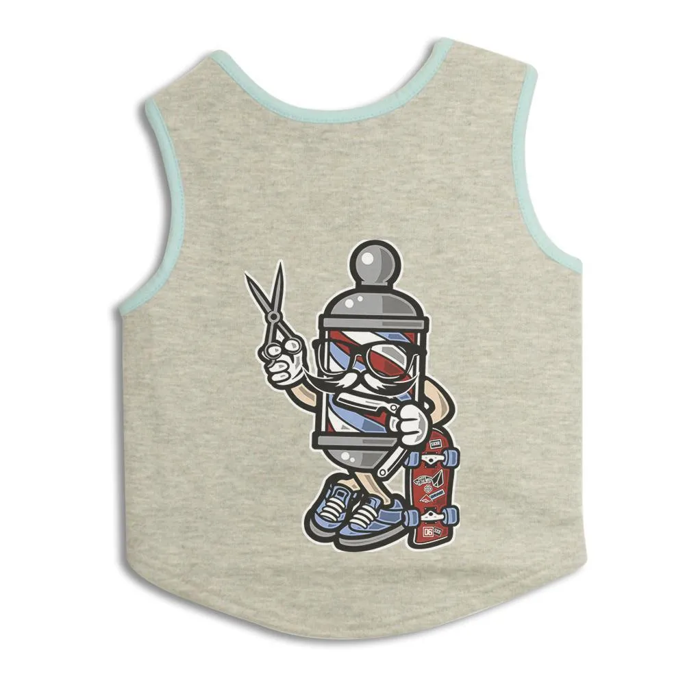 Barber Skater Dog Sweatshirt