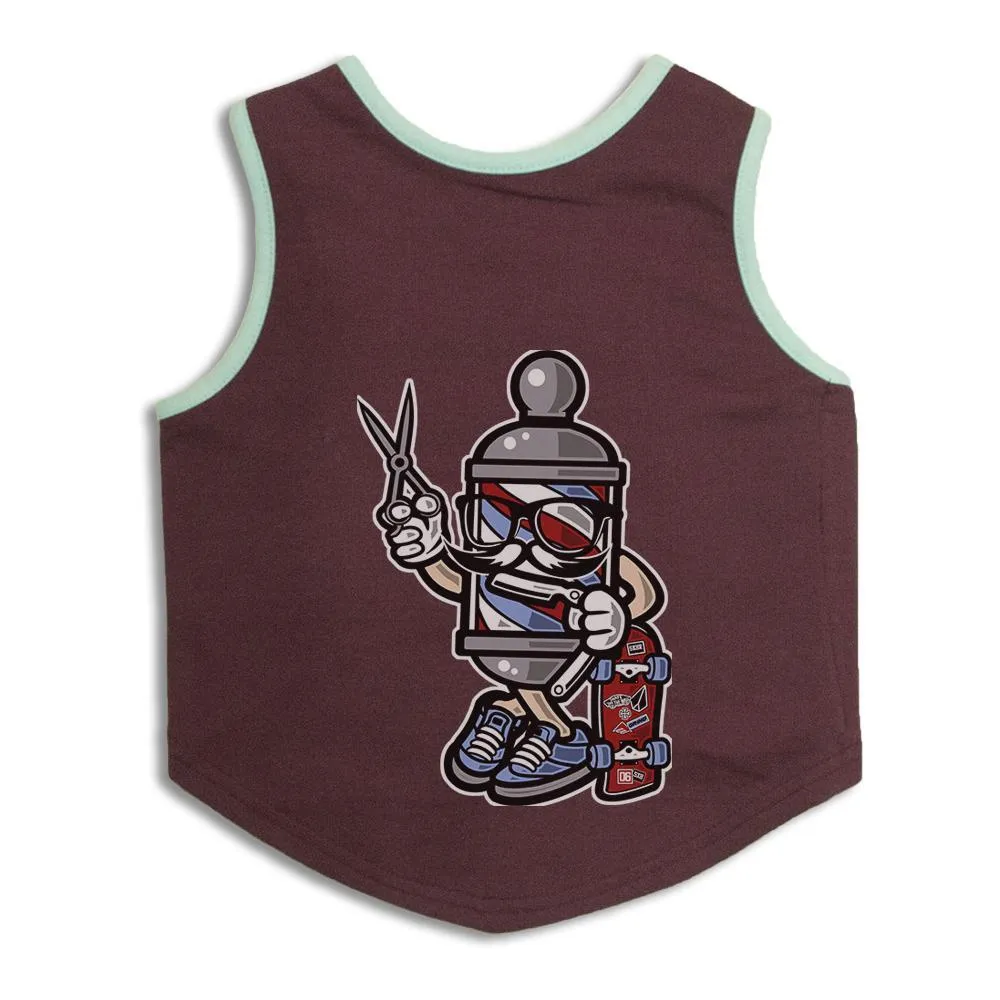 Barber Skater Dog Sweatshirt