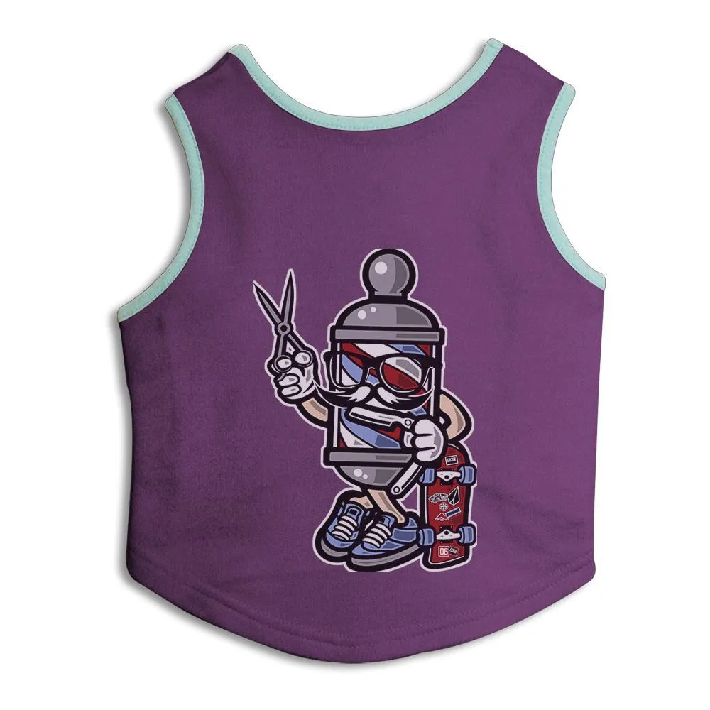 Barber Skater Dog Sweatshirt
