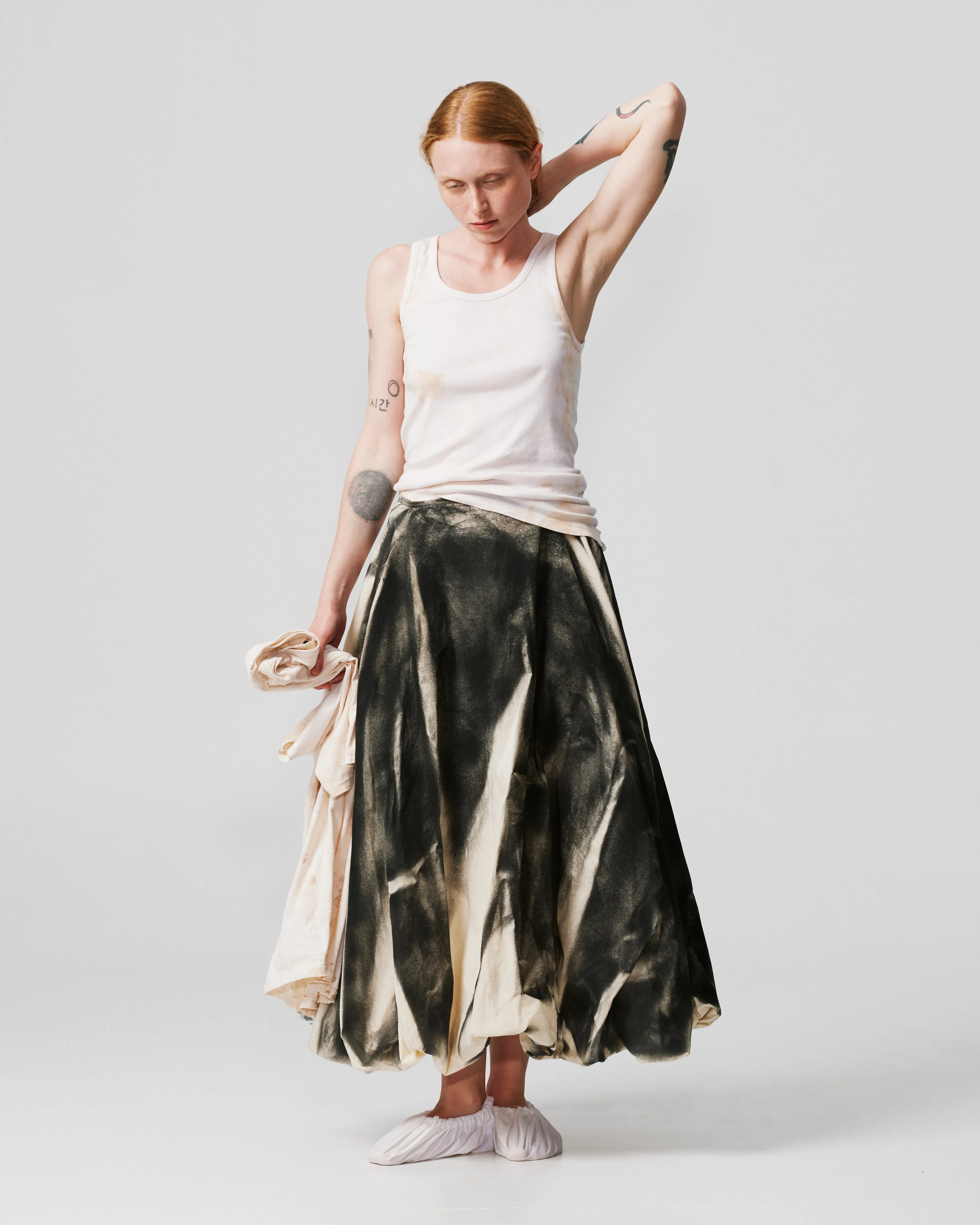 Black Paper Skirt