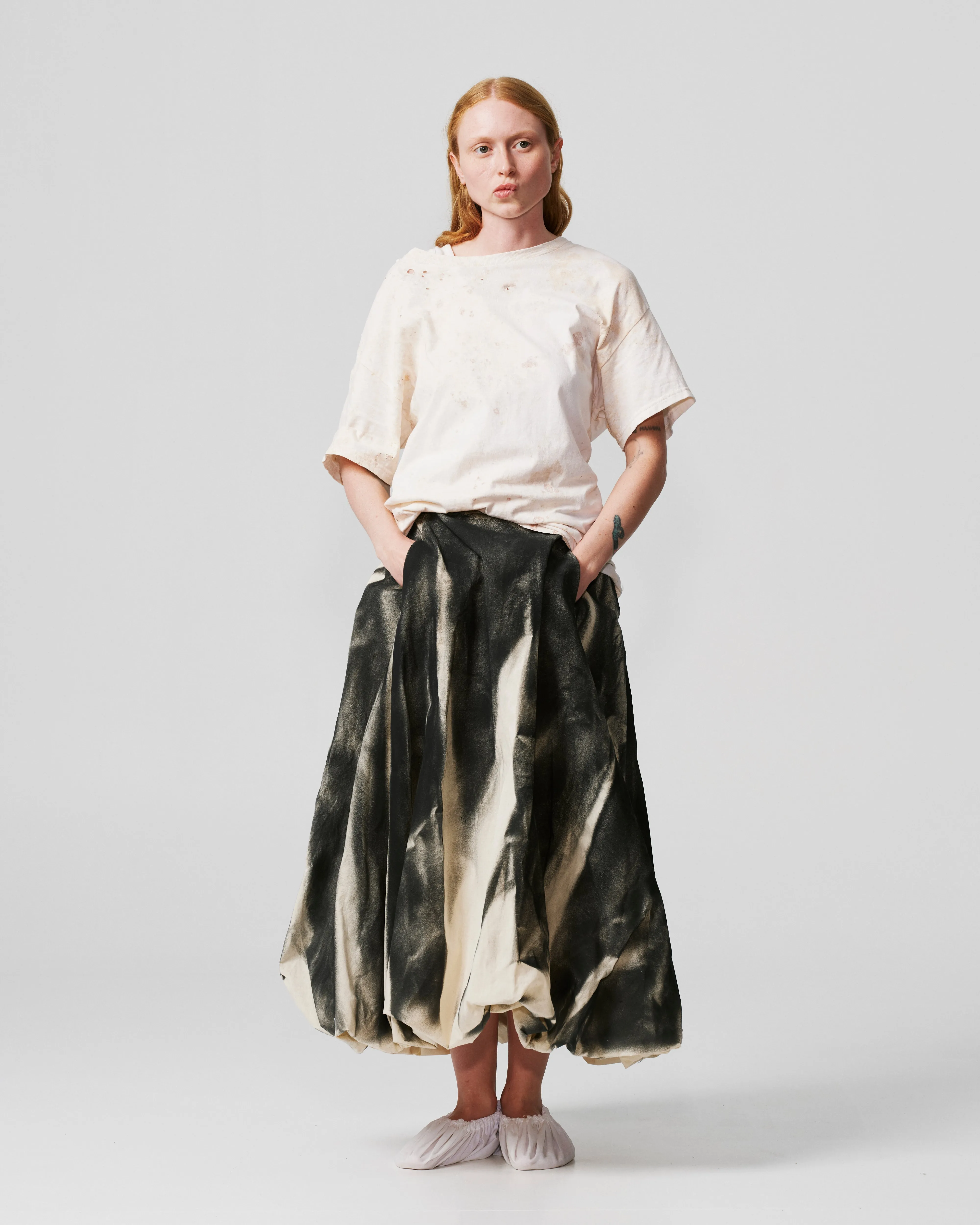 Black Paper Skirt