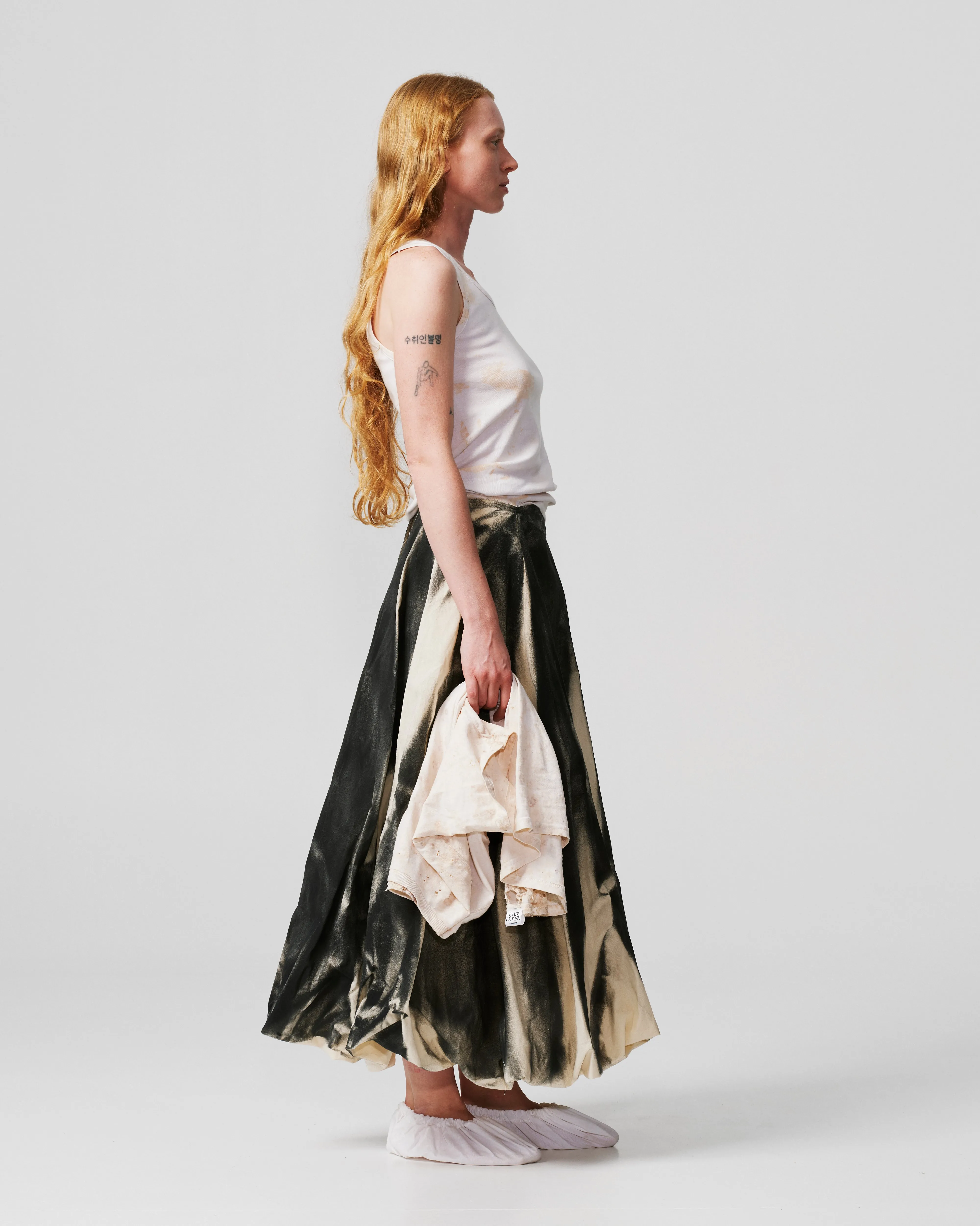 Black Paper Skirt
