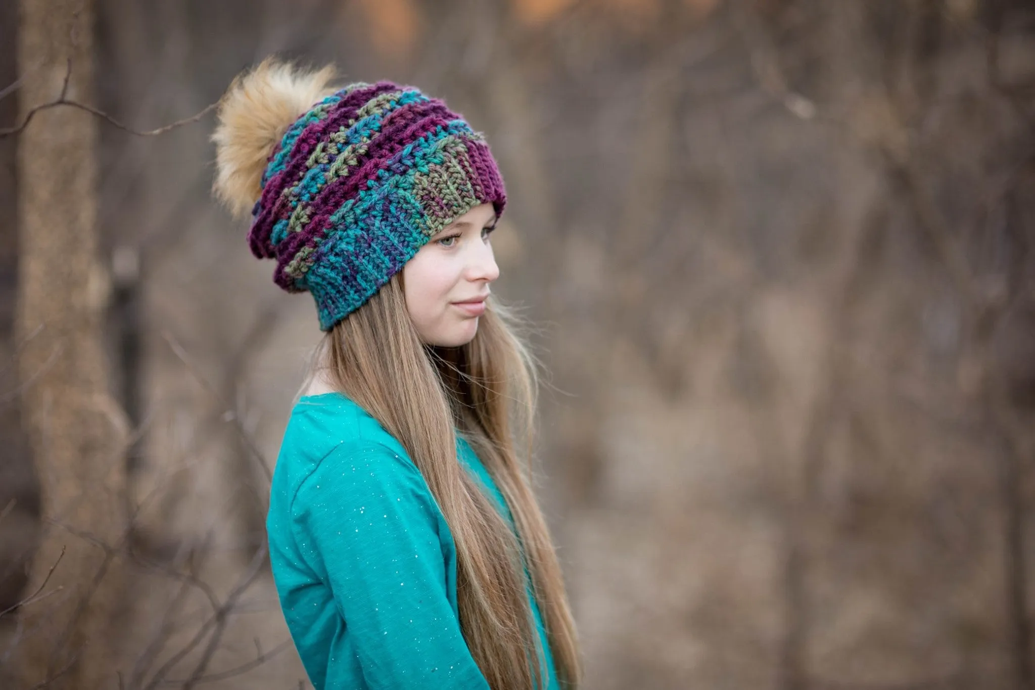 Crochet Pattern for Cobblestone Slouch | Crochet Hat Pattern | Hat Crocheting Pattern | DIY Written Crochet Instructions