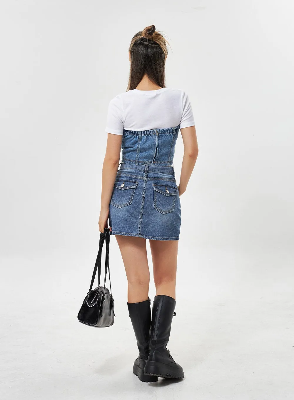 Denim Tube Top CU301