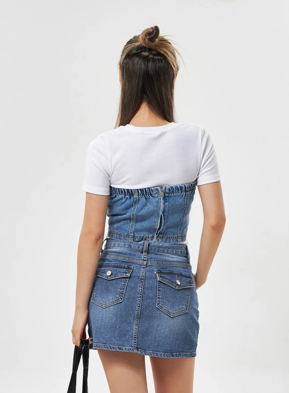 Denim Tube Top CU301