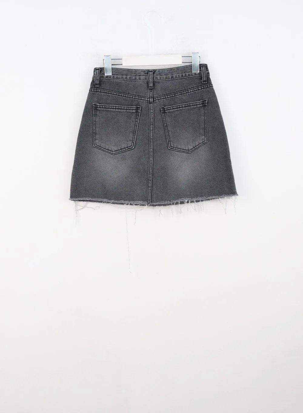 Distressed Washed Mini Skirt CN306