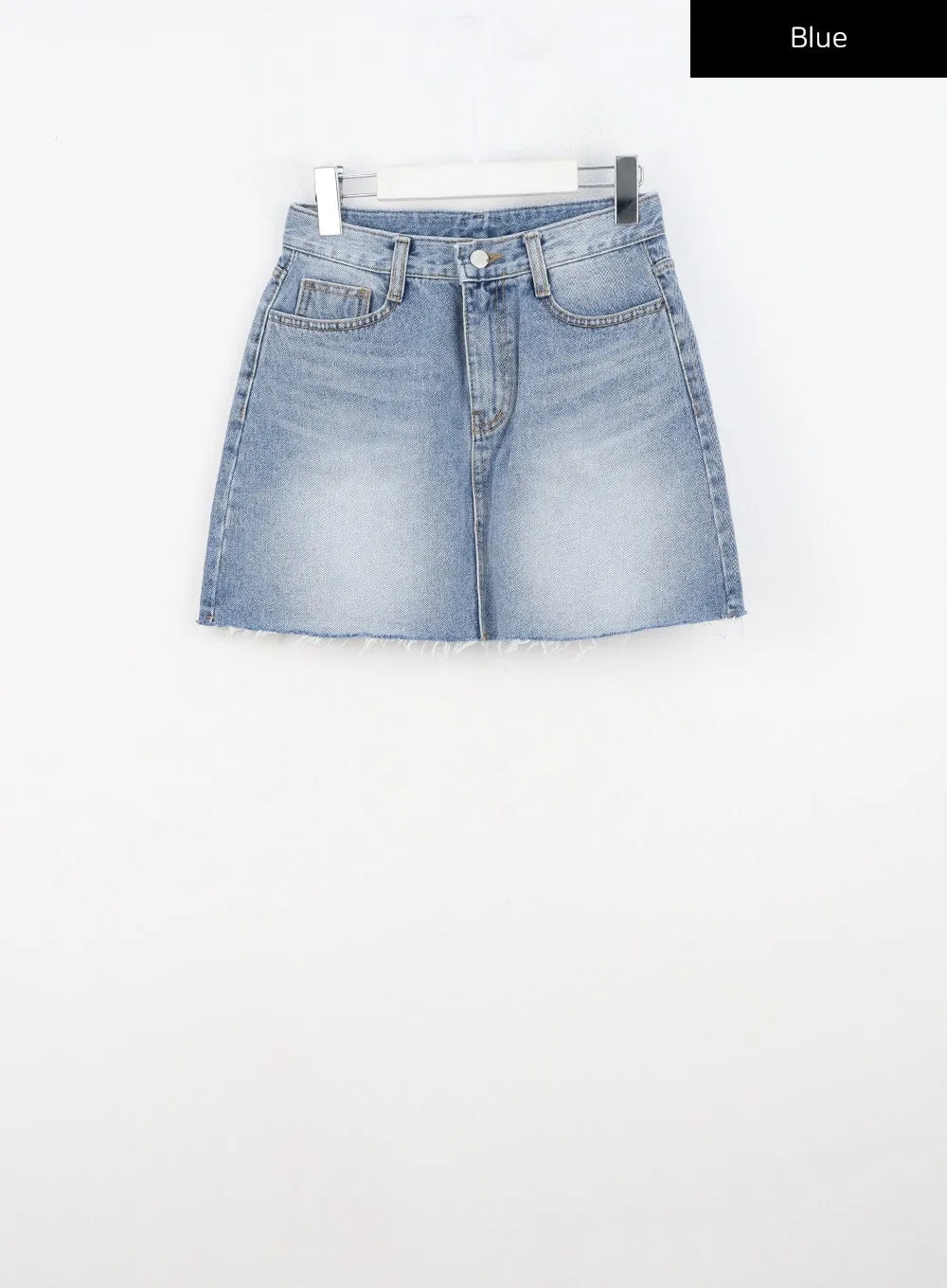 Distressed Washed Mini Skirt CN306