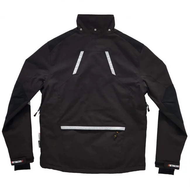 Ergodyne N-Ferno 6466 Heavy-Duty 500D Nylon Shell Winter Work Jacket - Black