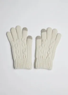 Frosty Touch Glove in Ivory