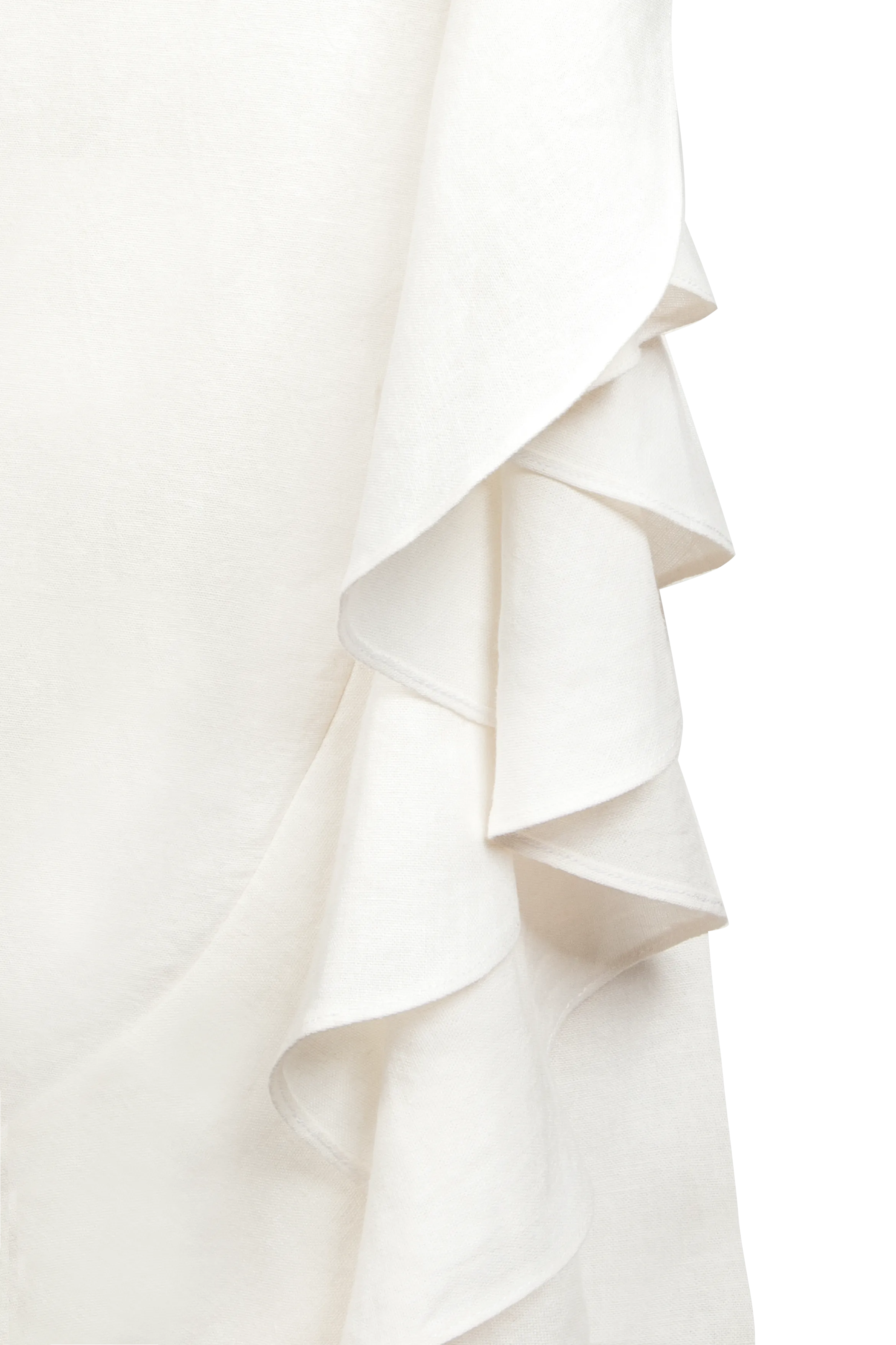 Golestan Ruffle Skirt - Off White