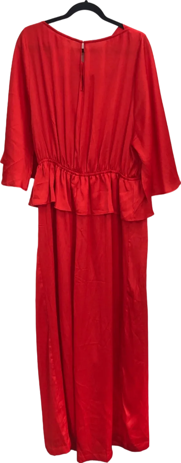 H&M Red Maxi Dress UK 14