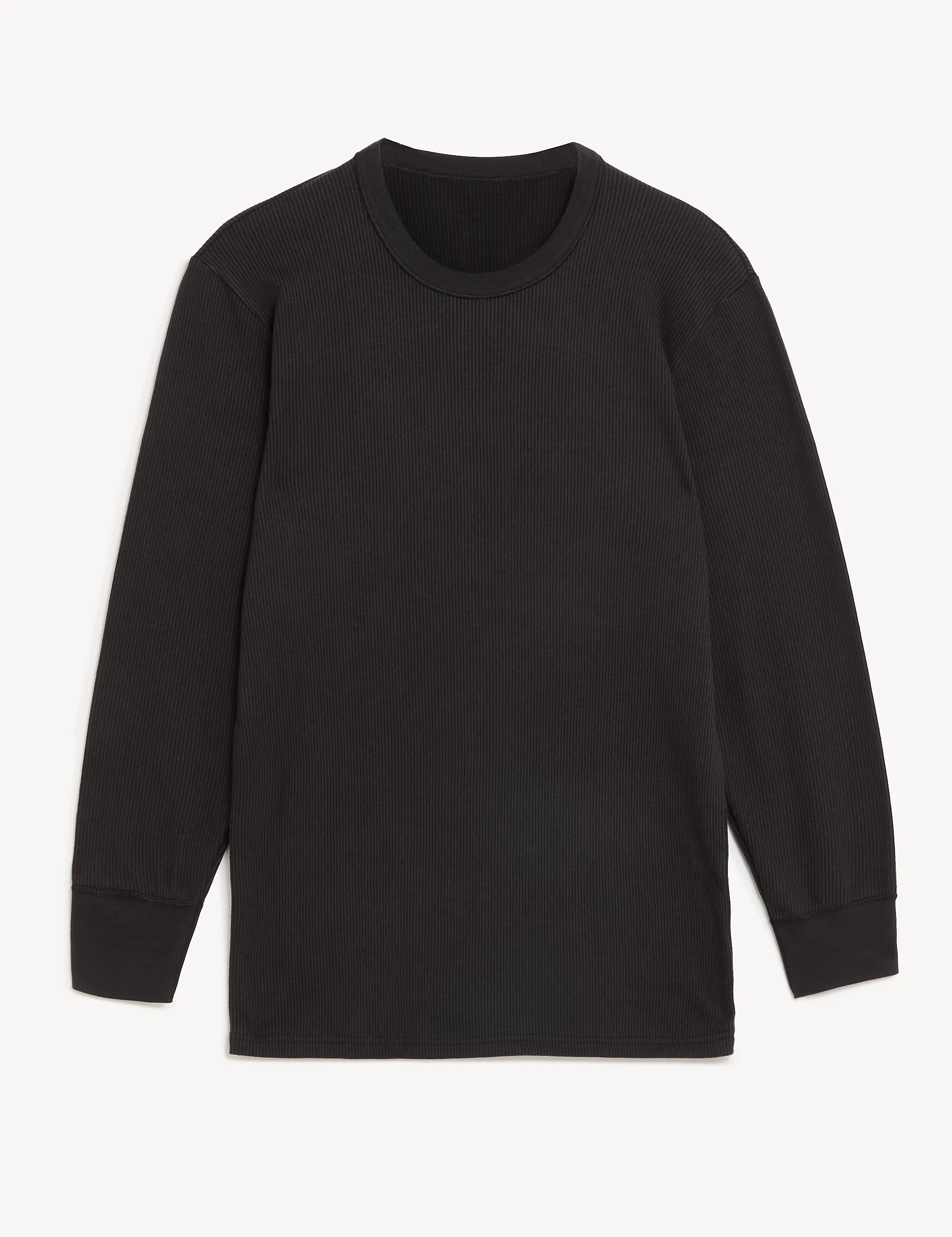 Heatgen Marks & Spencer Long Sleeve Medium Thermal T-Shirt, Black