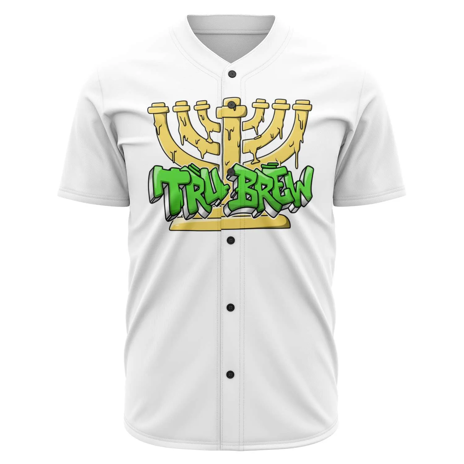 Hebrew Israelite Tru Brew Drip White Jersey