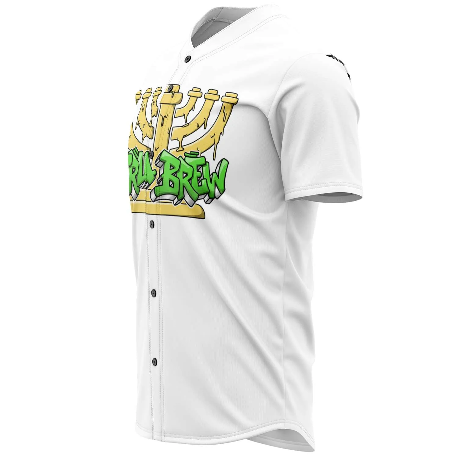 Hebrew Israelite Tru Brew Drip White Jersey