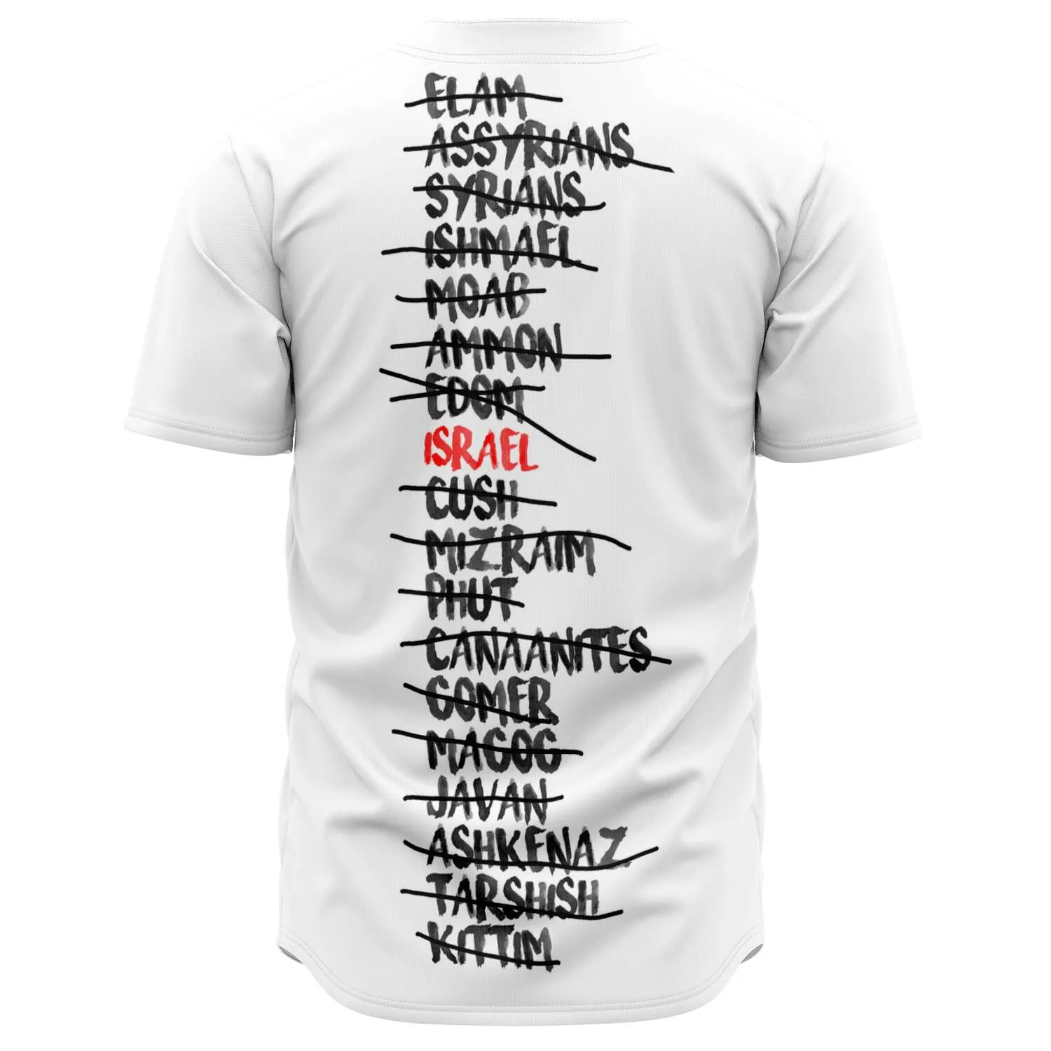 Hebrew Israelite Tru Brew Drip White Jersey