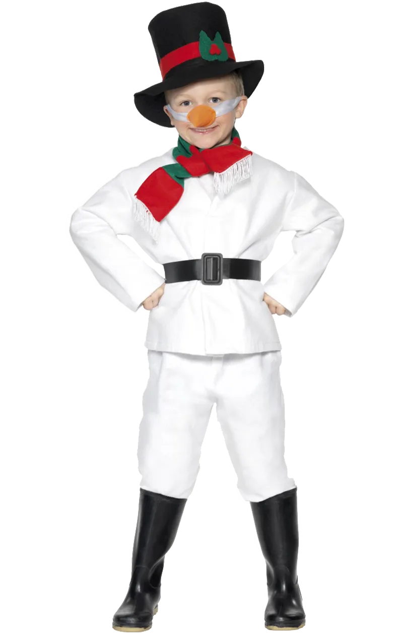 Kids Mr Snowman Costume