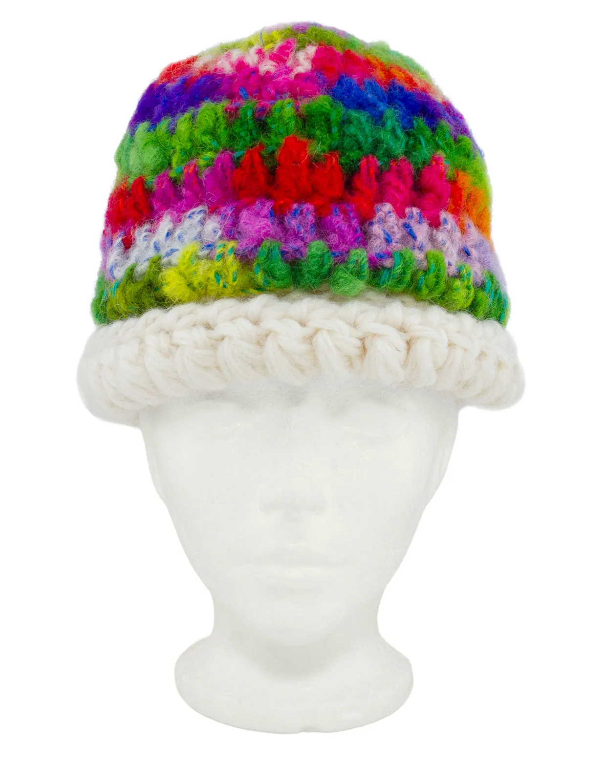 Multi ColorNorma of Canada Hand Knit Bomber & Hat
