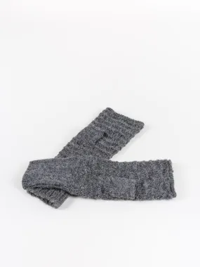 nieve fingerless glove - charcoal