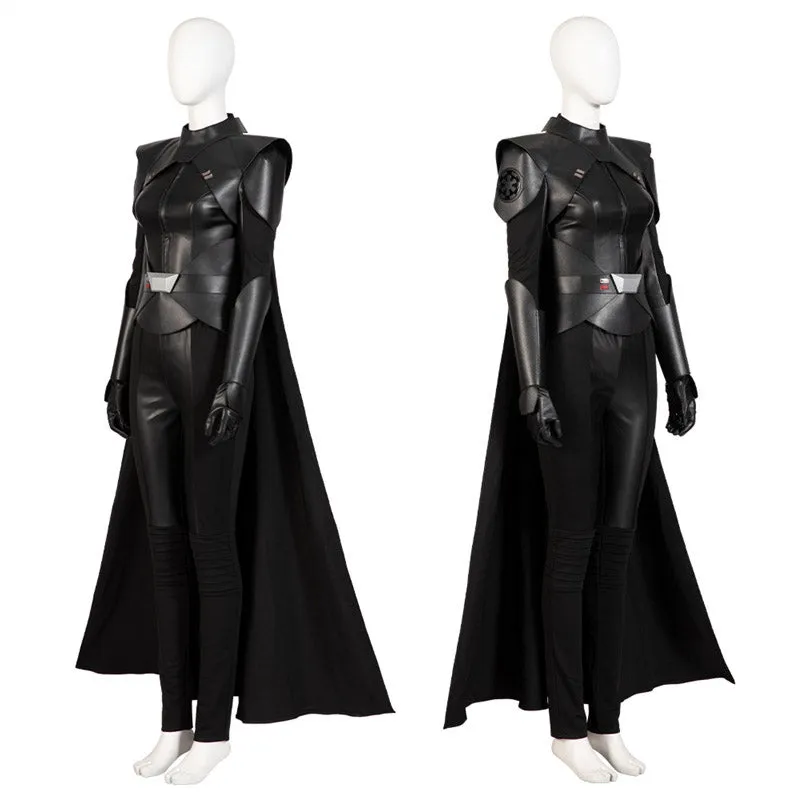 Obi-Wan Kenobi Costume Reva Sevander Third Sister Cosplay Black Cloak Outfit