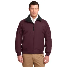 Port Authority Men's Maroon/Black Tall Challenger Jacket