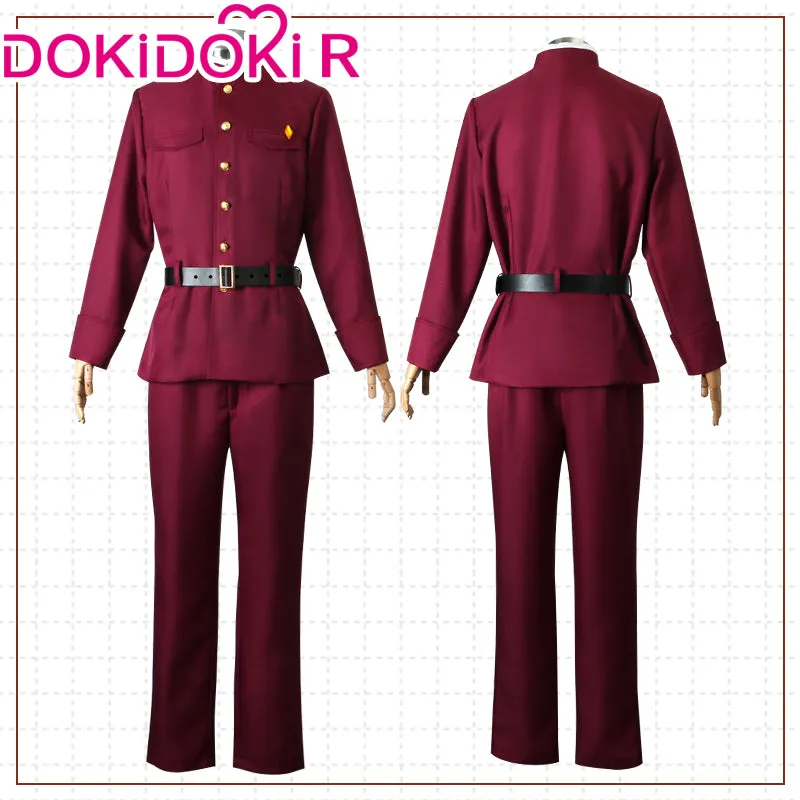 【Ready For Ship】【Size S-2XL】Dokidoki-R Anime Bungo Stray Dogs Cosplay Arindo Sansantei/Teruko Okura/Fukuchi Genichiro/Tetcho Suehiro  Costume