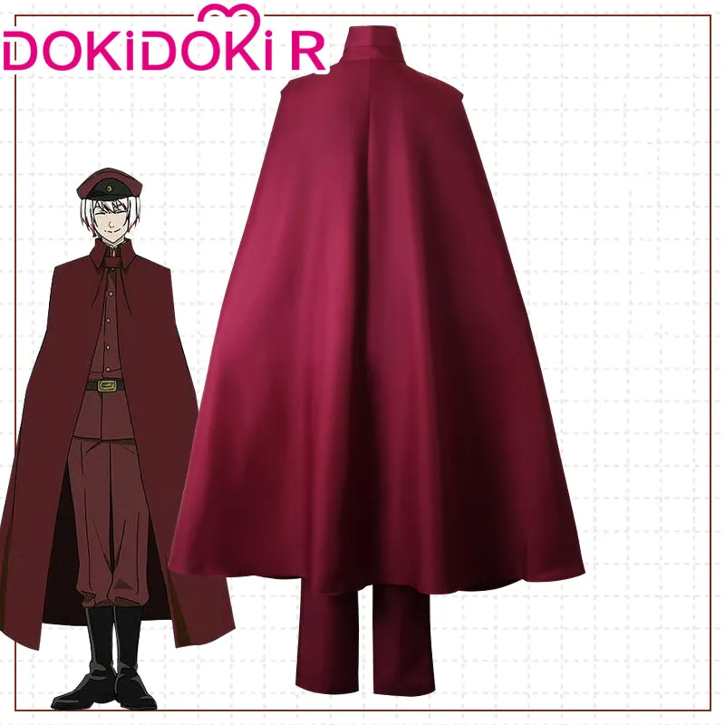【Ready For Ship】【Size S-2XL】Dokidoki-R Anime Bungo Stray Dogs Cosplay Arindo Sansantei/Teruko Okura/Fukuchi Genichiro/Tetcho Suehiro  Costume