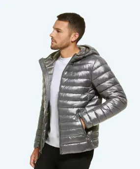 Satin padded jacket
