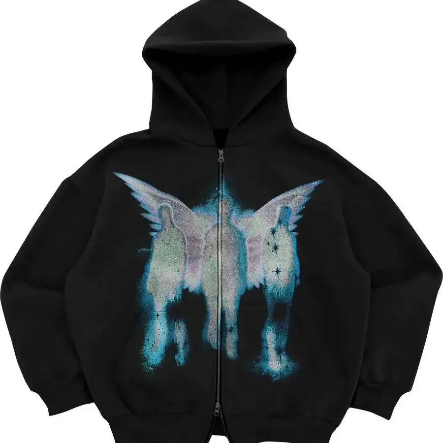 Shadow Face Gothic Hoodie | Oversized Streetwear for Dark Aesthetics