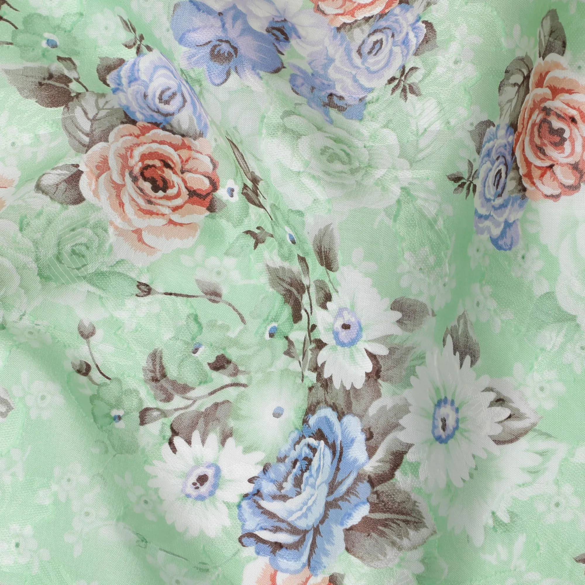 Uragiri Cotton Voile Fabric - Spring Rose Medley Print, 110 cm Wide, Japanese Craft-D17722