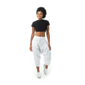 White Fall Savannah Harem Pants by Buddha Pants®