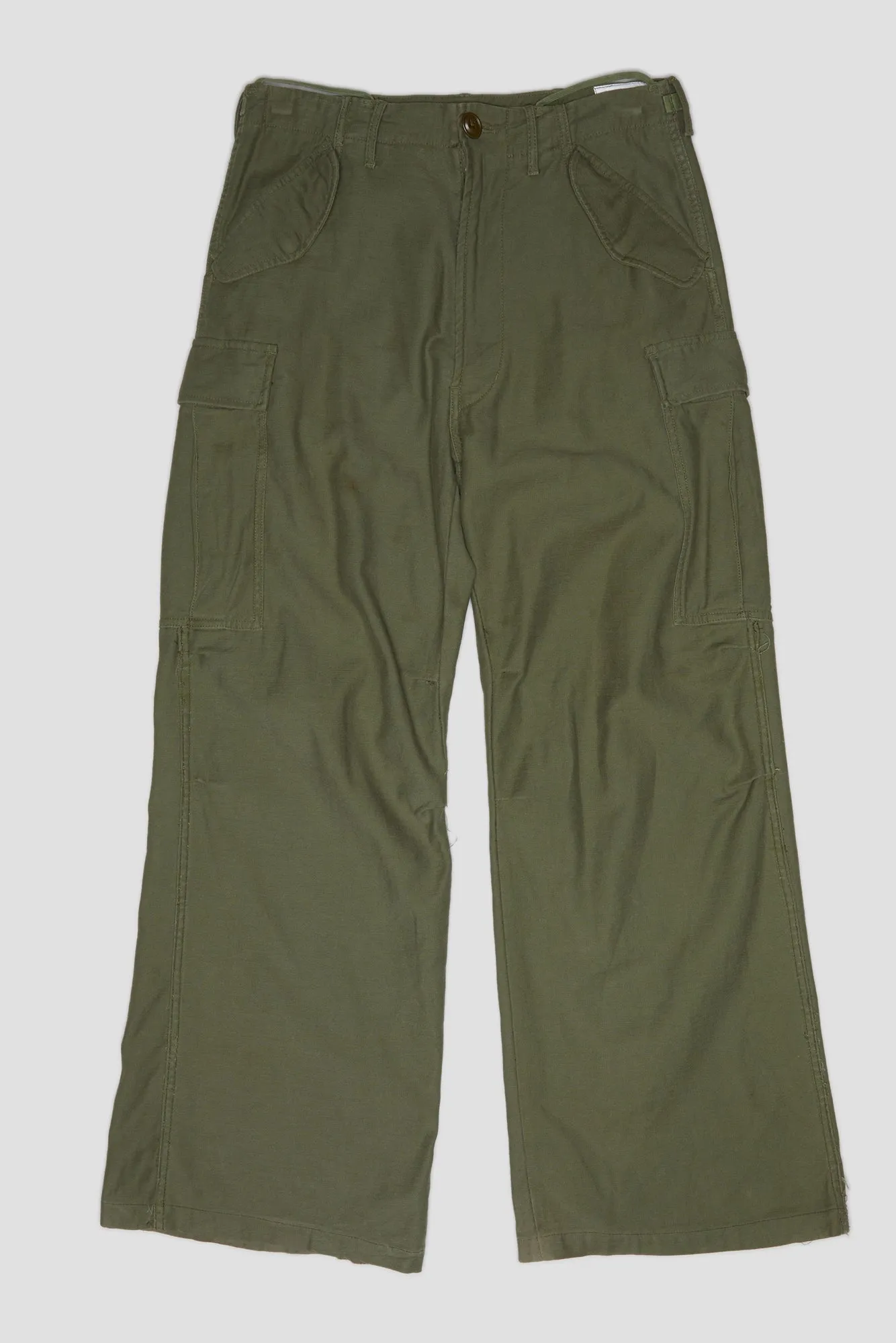 WIDE LEG CARGO - OLIVE
