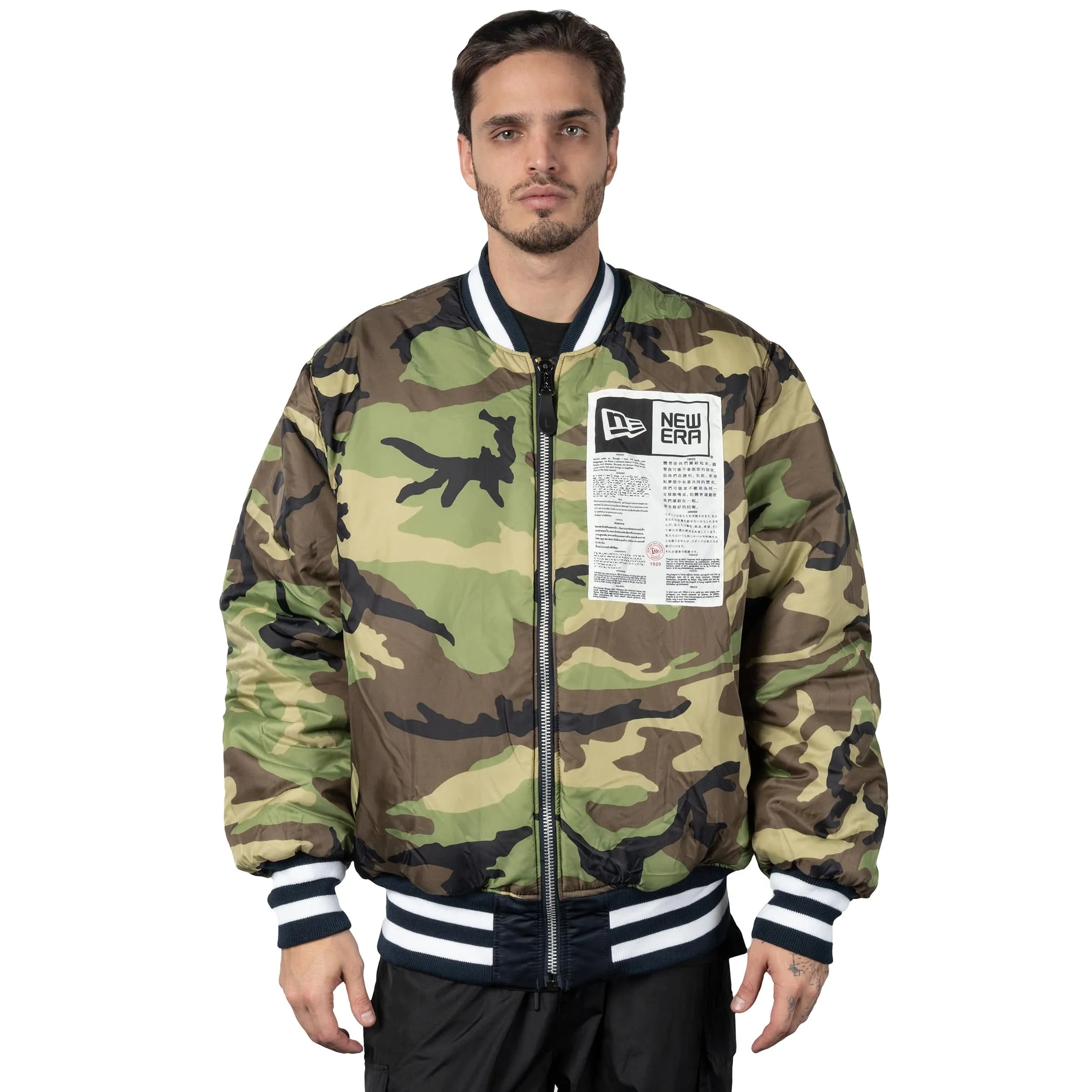 X ALPHA INDUSTRIES RED SOX BOMBER JACKET